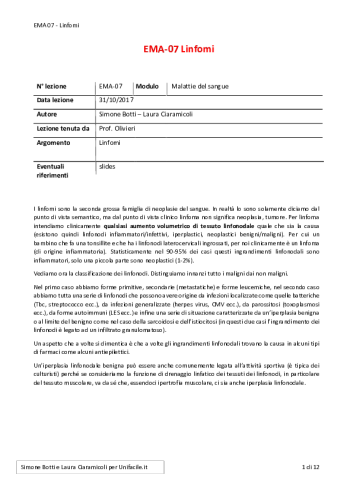 EMA07 - Linfomi1